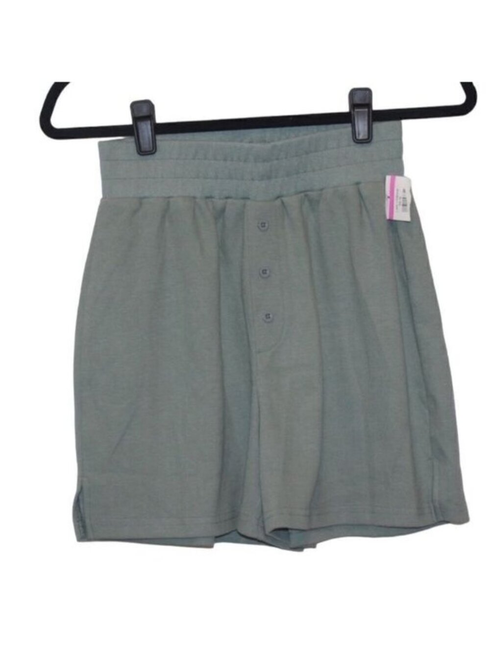 NEW 4th Reckless High Waisted Green Army Pijama Shorts Women Size Small